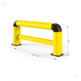 Dimensiones H350/H550 mm, y 1100/2400 mm de longitud